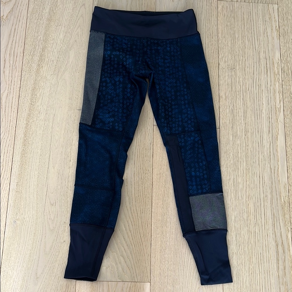 Lululemon Athletica Blue and Gray Leggings